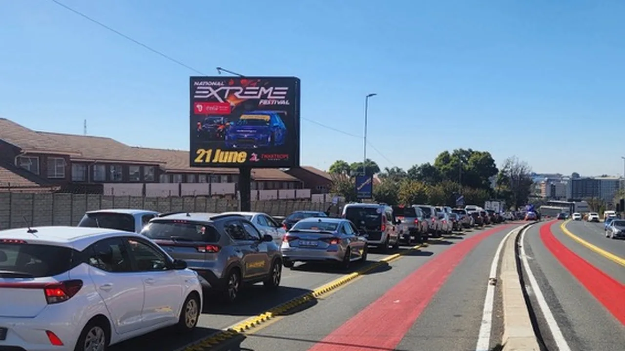 Digital billboard on Katherine Street, Sandown